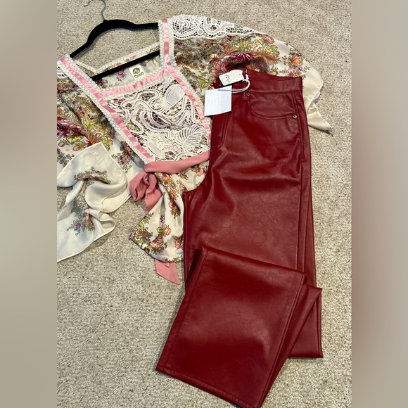 🆕Pistola Cassie High Rise Straight Pants from Free People - Picture 3 of 15